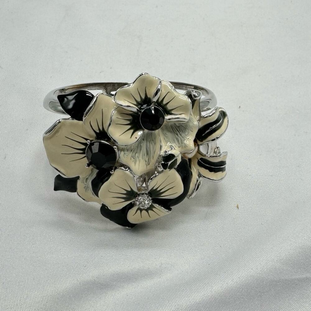 Vtg Kenneth Jay Lane Cuff Bracelet - image 1
